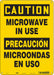 Safety Sign 10 in x 14 in Polyethylene