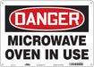 Safety Sign 10 inx14 in Polyethylene
