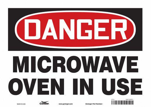 Safety Sign 10 in x 14 in Vinyl