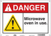 Safety Sign 10 in x 14 in Polyethylene