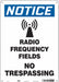 Safety Sign 14 in x 10 in Polyethylene