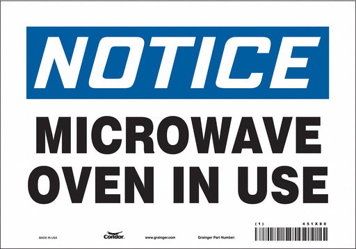 Safety Sign 7 inx10 in Vinyl