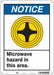 Safety Sign 14 in x 10 in Polyethylene