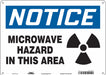 Safety Sign 10 in x 14 in Polyethylene
