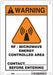 Safety Sign 10 inx7 in Polyethylene