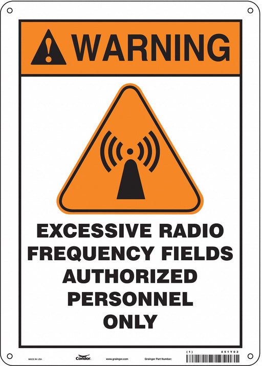 Safety Sign 14 inx10 in Aluminum