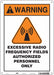 Safety Sign 14 in x 10 in Polyethylene