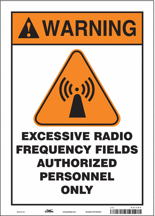 Safety Sign 14 inx10 in Vinyl