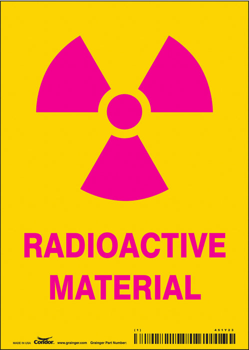 Safety Sign 7 inx5 in Vinyl