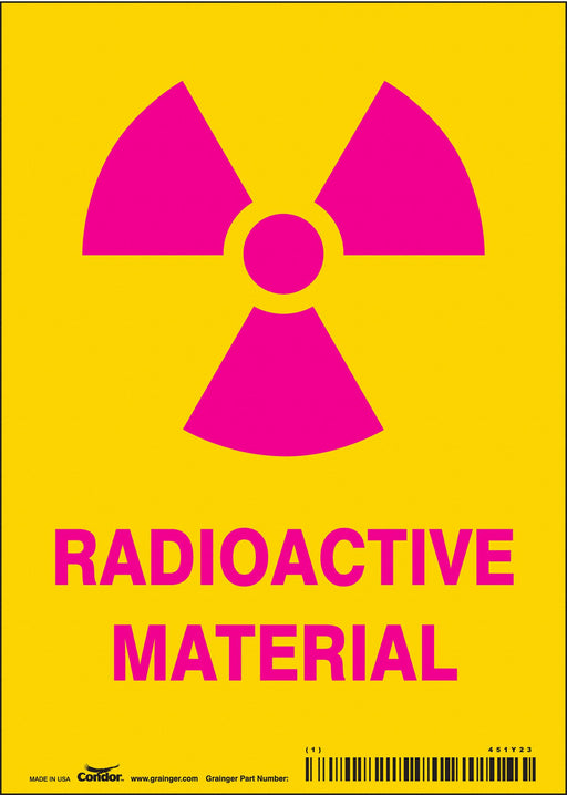 Safety Sign 7 inx5 in Vinyl
