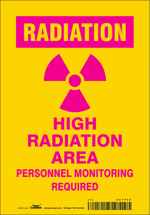 Safety Sign 10 in x 7 in Vinyl
