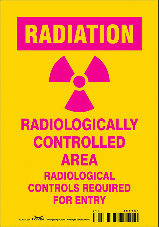 Safety Sign 10 in x 7 in Vinyl