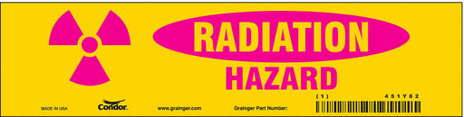 Safety Sign 2 1/4 in x 9 in Vinyl