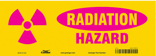 Safety Sign 5 in x 14 in Vinyl