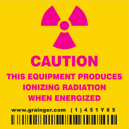 Safety Sign 2 1/4 in x 2 1/4 in Vinyl