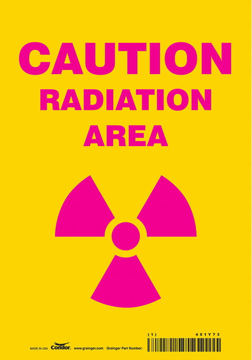 Safety Sign 10 inx7 in Vinyl