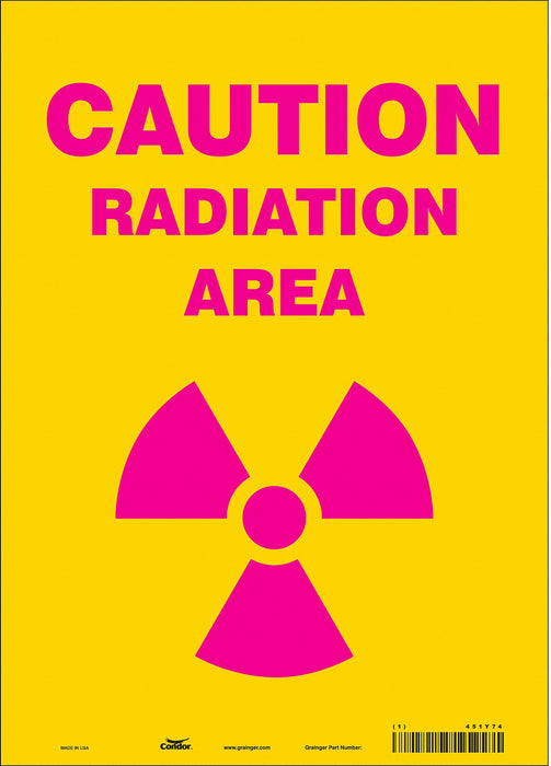 Safety Sign 14 inx10 in Vinyl