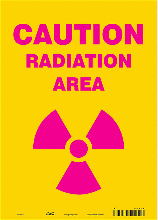 Safety Sign 14 inx10 in Vinyl