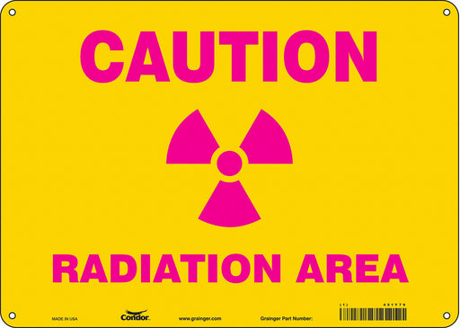 Safety Sign 10 inx14 in Polyethylene