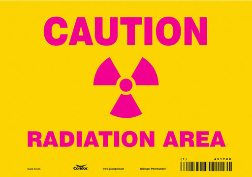Safety Sign 7 inx10 in Vinyl