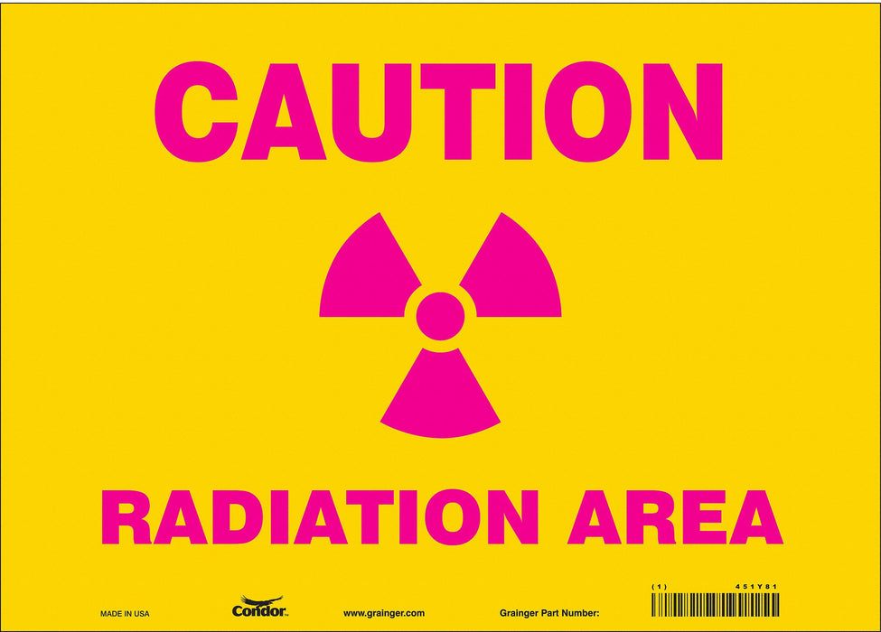 Safety Sign 10 inx14 in Vinyl
