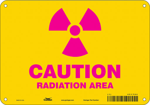 Safety Sign 7 inx10 in Polyethylene