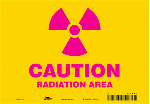 Safety Sign 7 inx10 in Vinyl