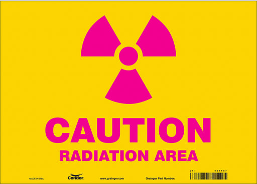 Safety Sign 10 inx14 in Vinyl