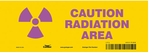 Safety Sign 3 1/2 in x 10 in Vinyl PK10