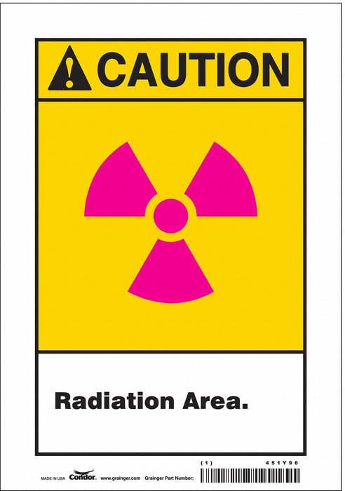 Safety Sign 10 in x 7 in Vinyl