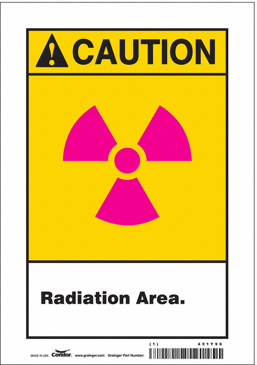 Safety Sign 10 in x 7 in Vinyl