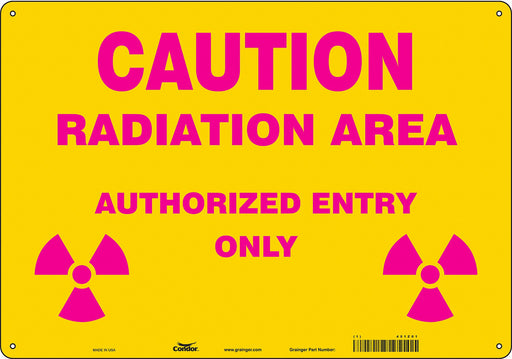 Safety Sign 14 inx20 in Aluminum