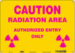 Safety Sign 10 inx14 in Polyethylene