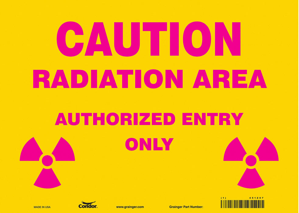 Safety Sign 10 in x 14 in Vinyl