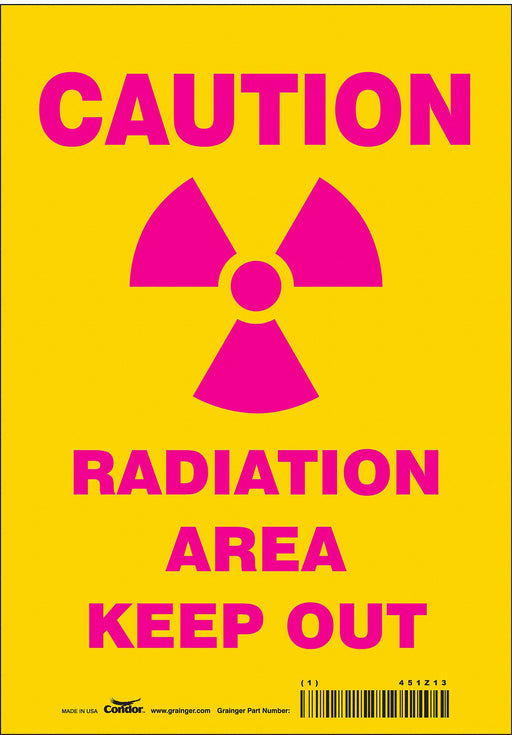 Safety Sign 10 in x 7 in Vinyl