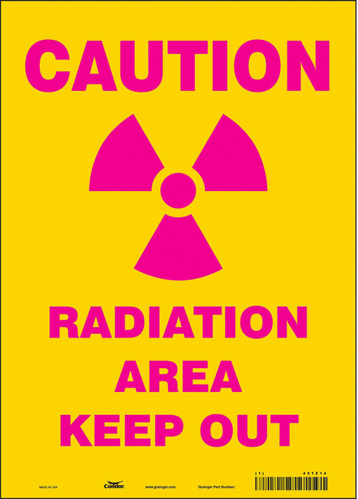 Safety Sign 14 inx10 in Vinyl