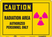 Safety Sign 10 inx14 in Polyethylene