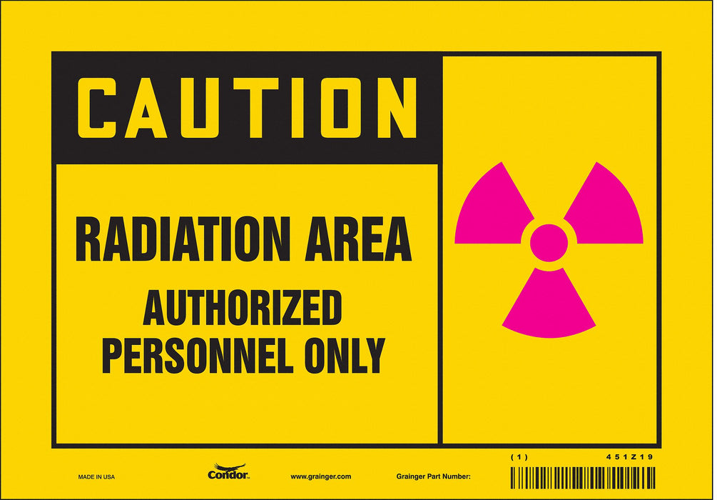 Safety Sign 7 inx10 in Vinyl