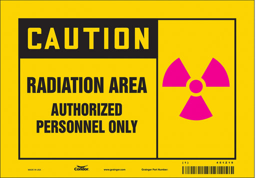 Safety Sign 7 inx10 in Vinyl