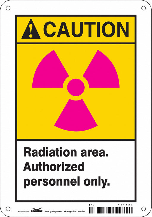 Safety Sign 10 inx7 in Polyethylene