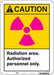 Safety Sign 14 in x 10 in Polyethylene