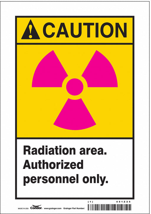 Safety Sign 10 in x 7 in Vinyl