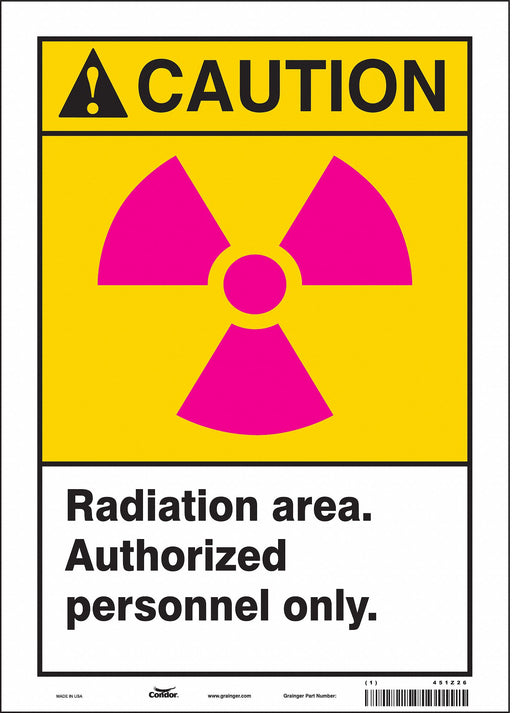 Safety Sign 14 inx10 in Vinyl