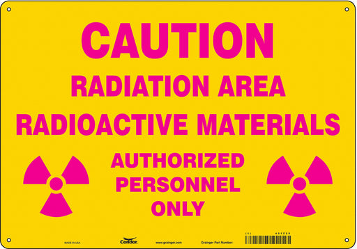 Safety Sign 14 inx20 in Aluminum