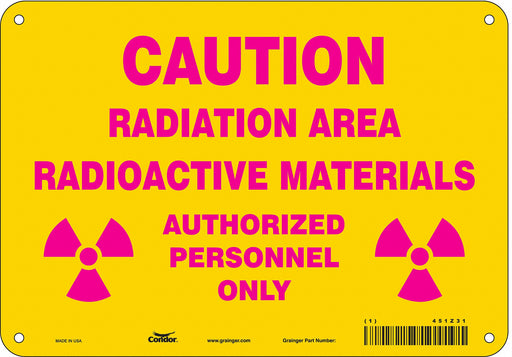 Safety Sign 7 inx10 in Polyethylene
