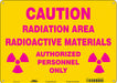 Safety Sign 10 inx14 in Polyethylene