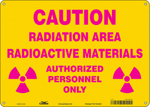 Safety Sign 10 inx14 in Polyethylene