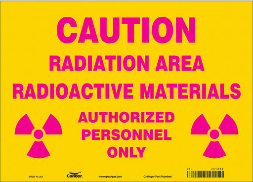 Safety Sign 10 inx14 in Vinyl