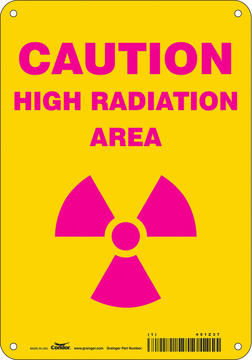 Safety Sign 10 inx7 in Aluminum