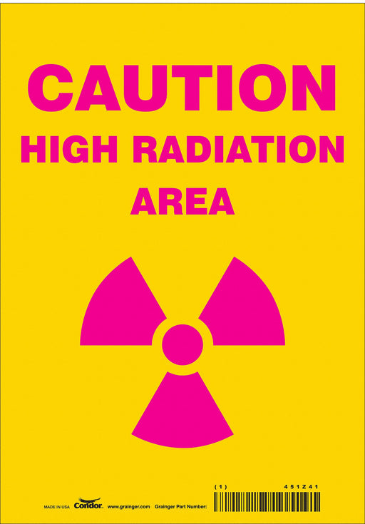 Safety Sign 10 inx7 in Vinyl